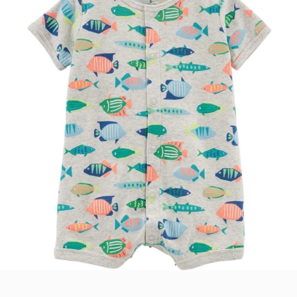 Carter’s Baby Boy Summertime Fish Romper